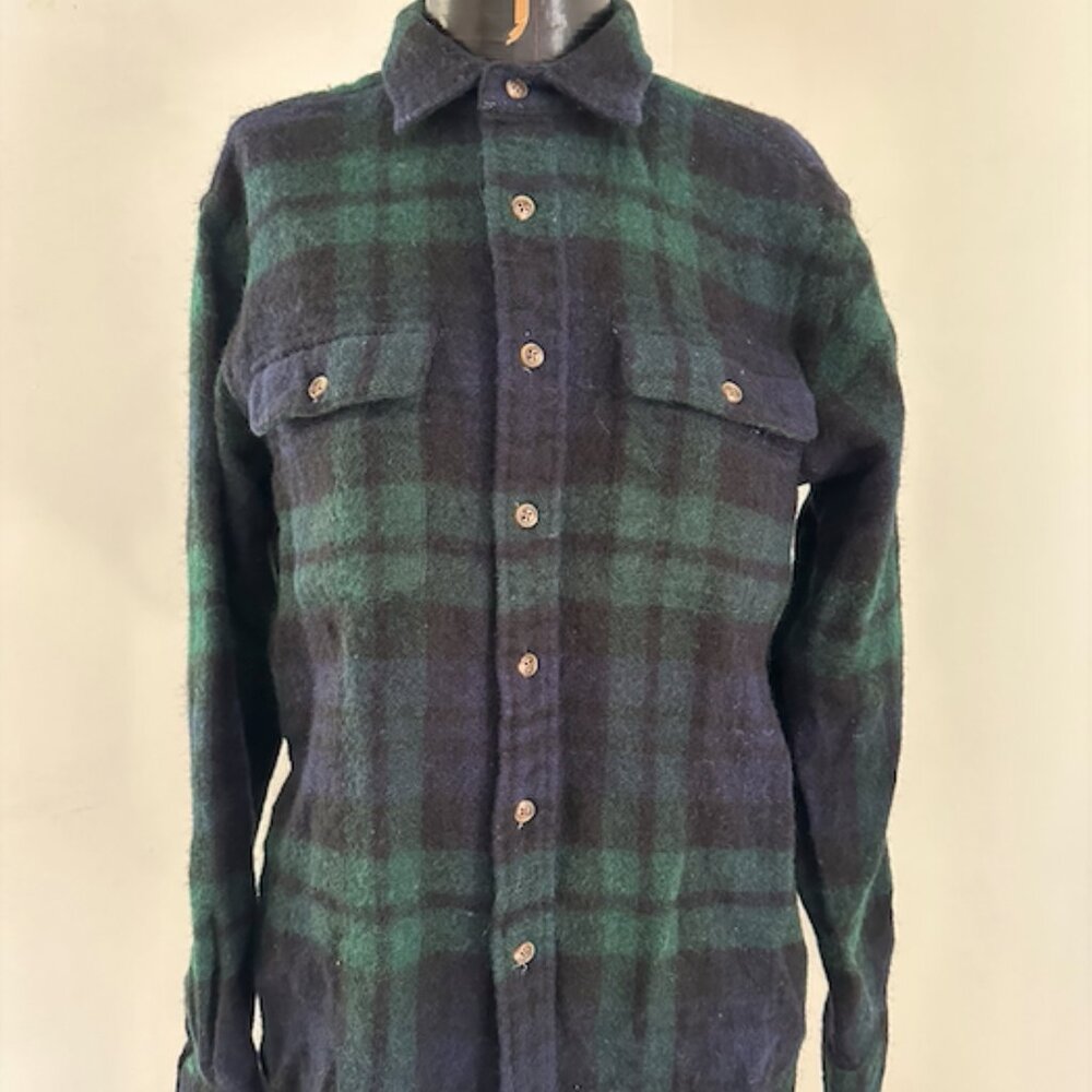 Polo by Ralph Lauren Green and Blue Plaid Shirt